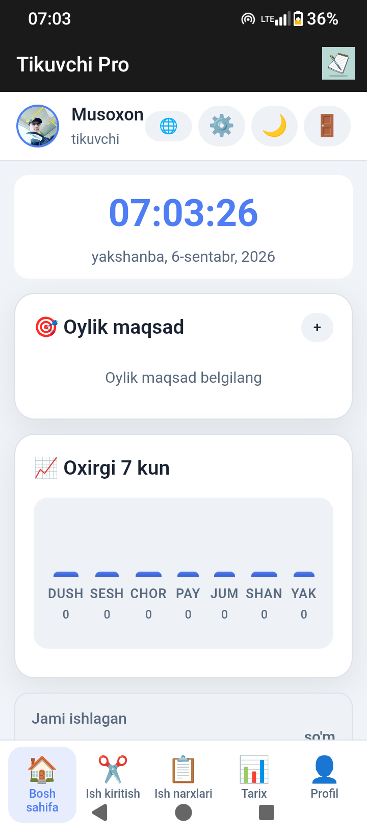 Tikuvchi Pro skrinshot 2